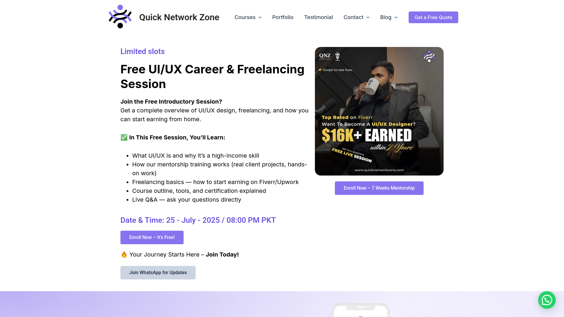 Quick Network Zone - Professional Web Development Project by Analog Systems - Digital Marketing, WordPress, PHP, JavaScript, CSS3